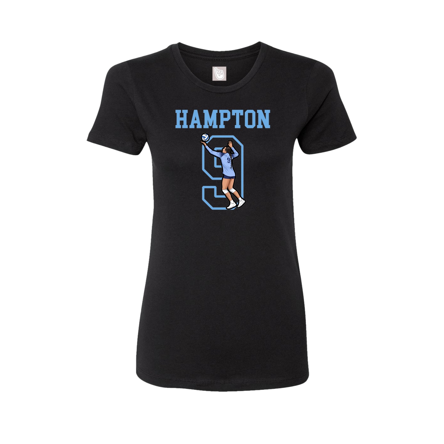 Fitted Women's Tee — Shirsey in Black