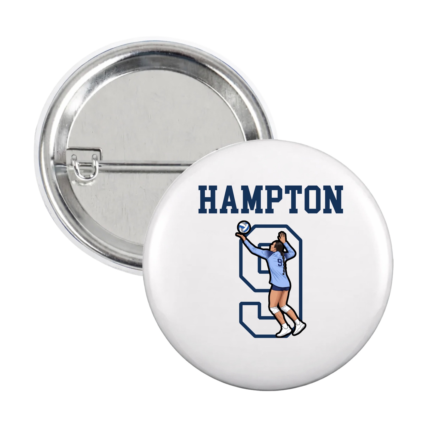 Game Day Button — Shirsey in White