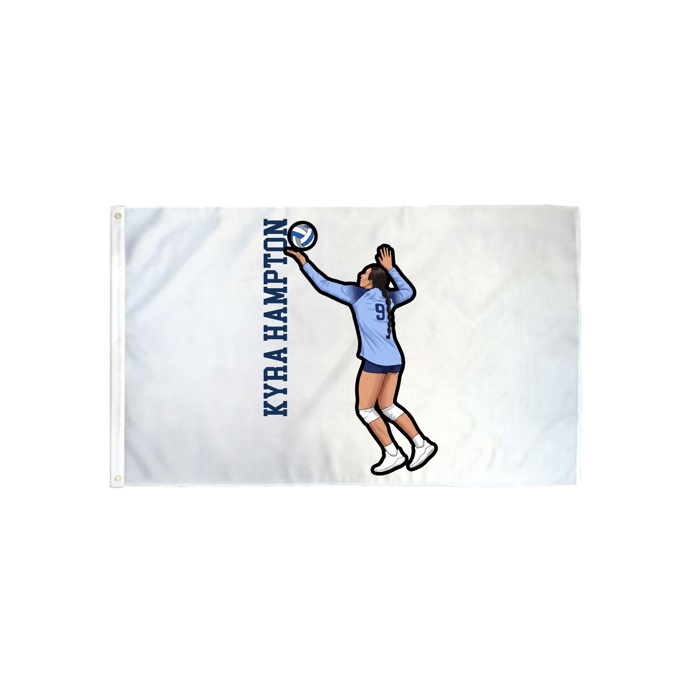 3x5 Flag — Name Vertical in Classic