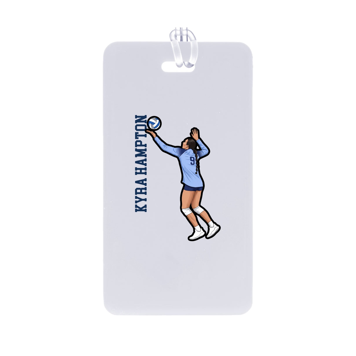 Bag Tag — Name Vertical in Classic