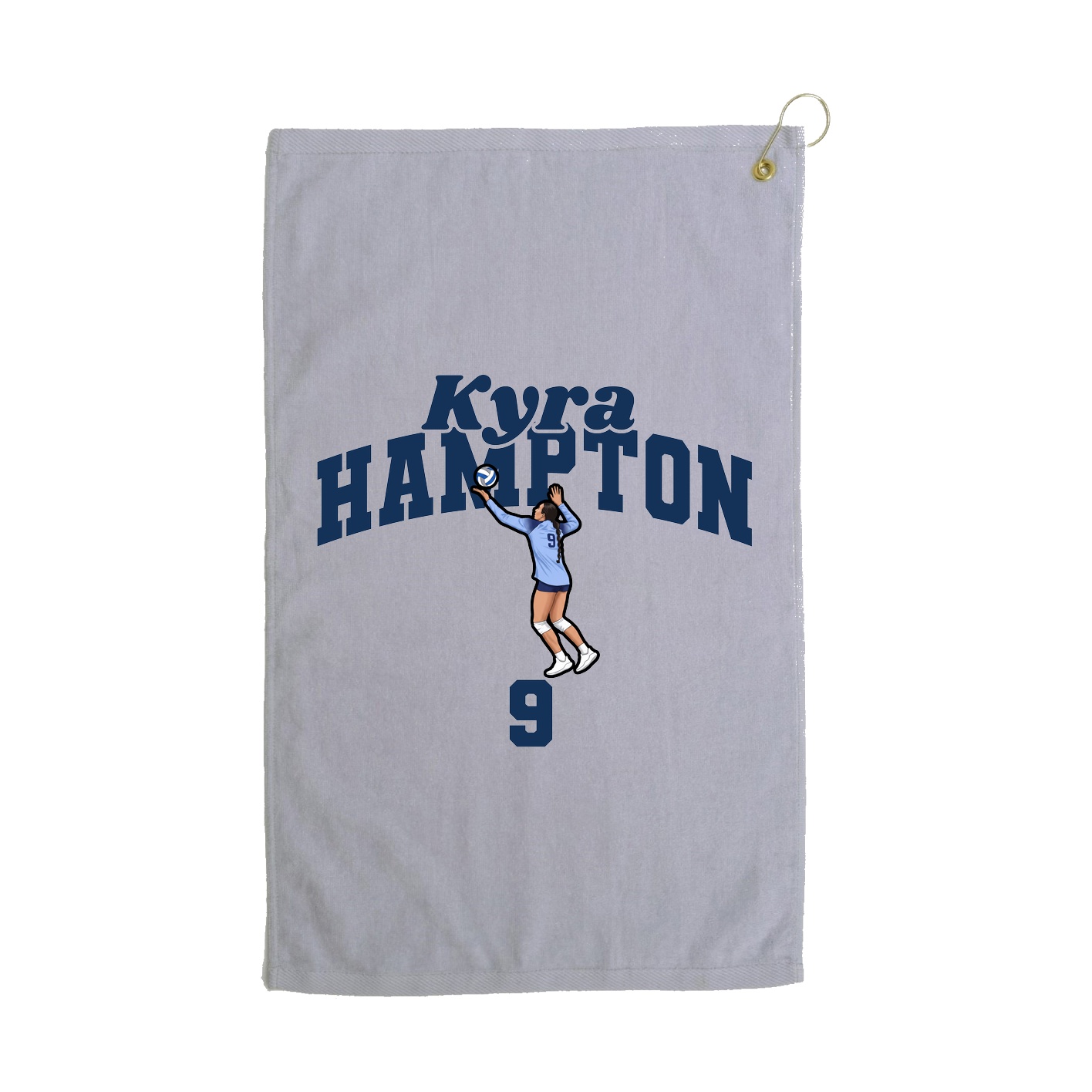 Golf Towel — Signature Arch in Grey