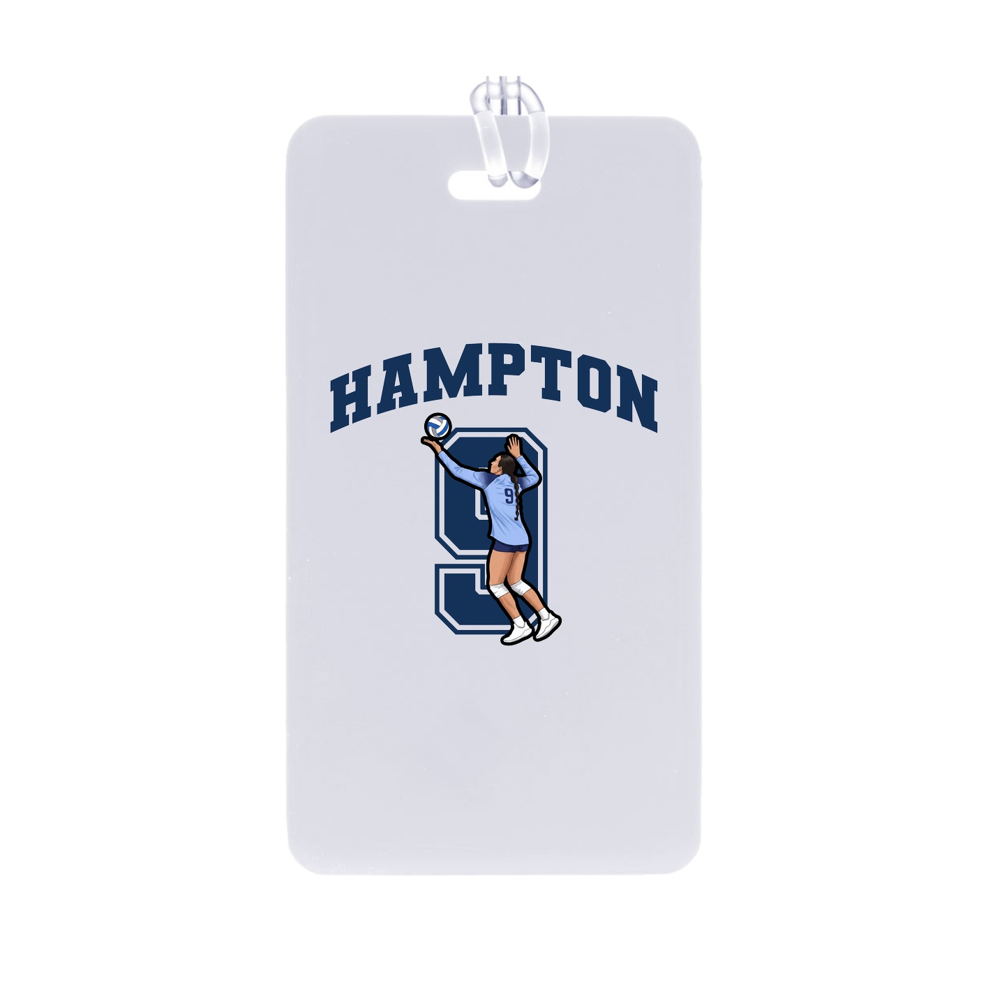 Bag Tag — Number in Classic