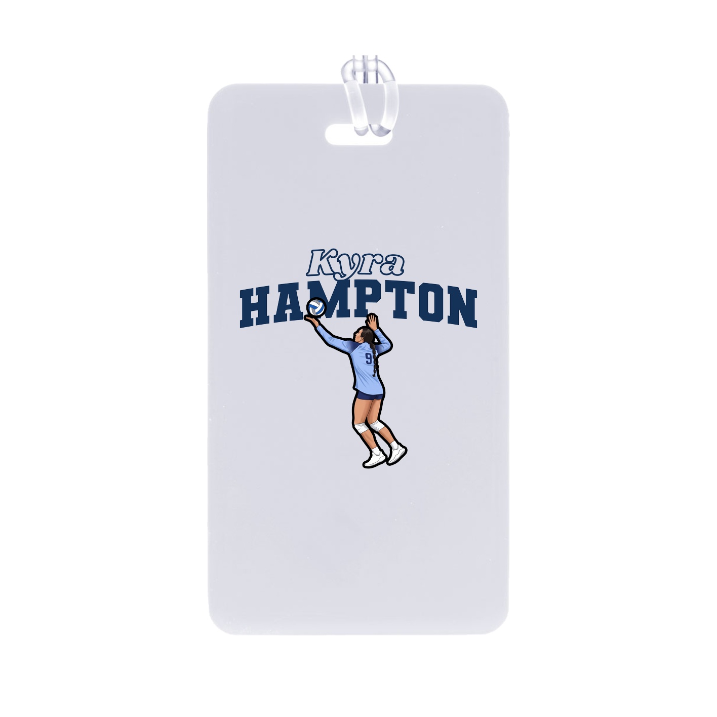 Bag Tag — Name Arch in Classic