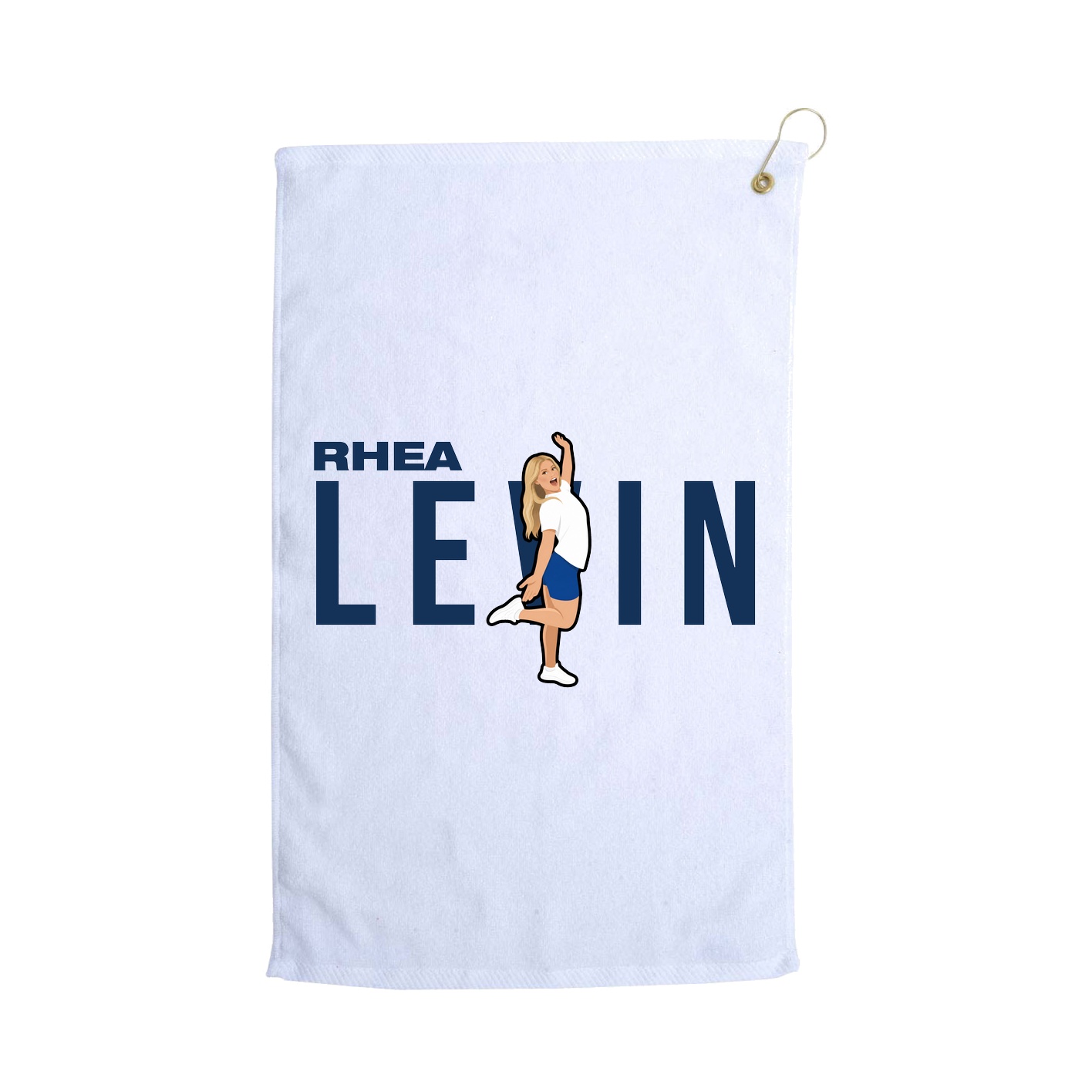 Golf Towel — Player Name in White