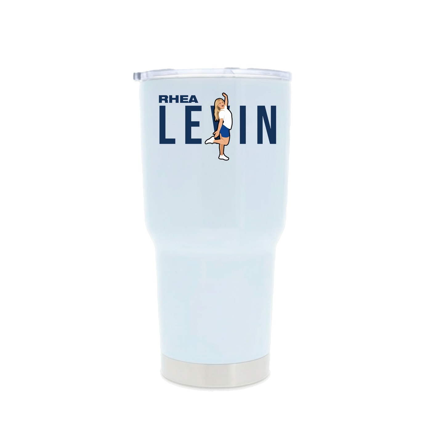 30oz Stainless Steel Tumbler — Player Name in White