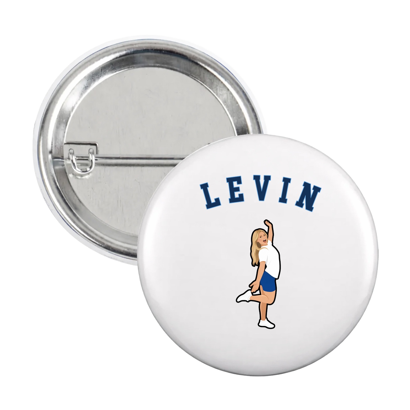 Game Day Button — Shirsey Arch in White