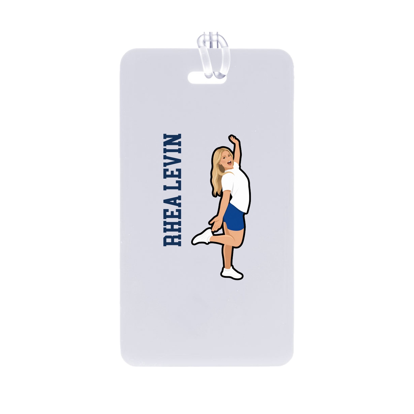 Bag Tag — Name Vertical in Classic