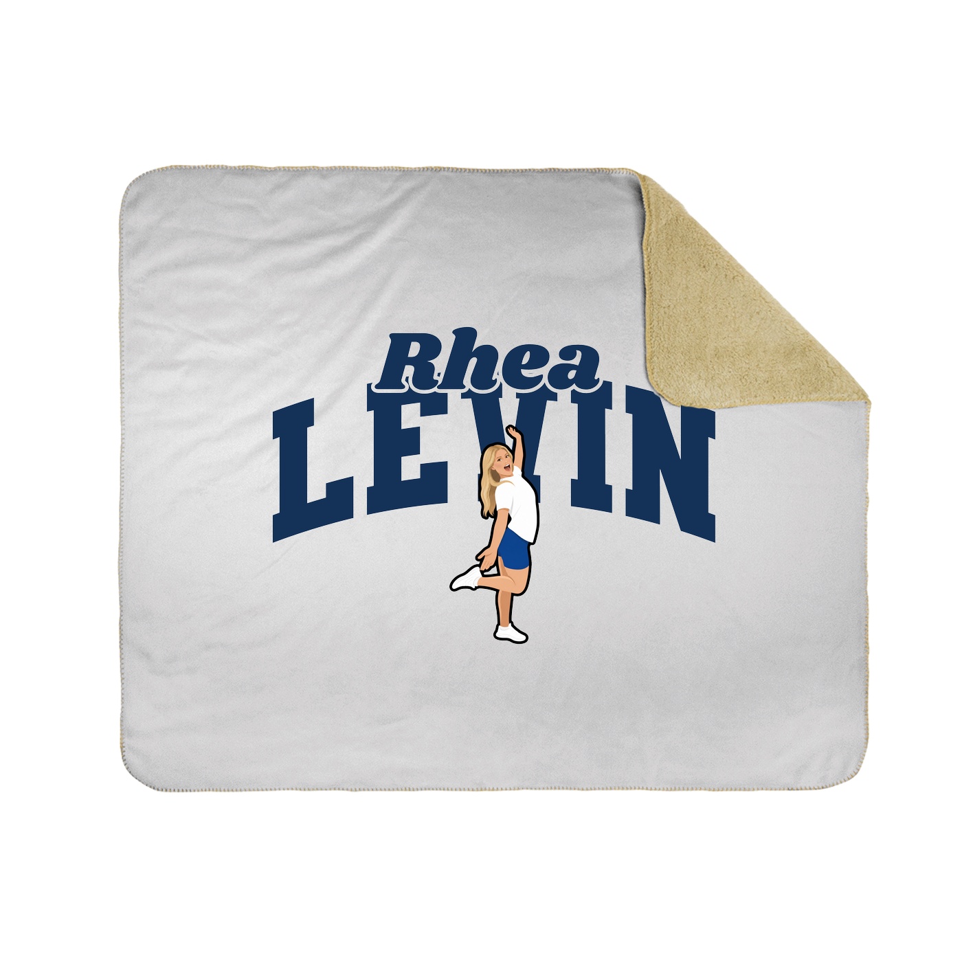 Throw Blanket — Signature Arch in White