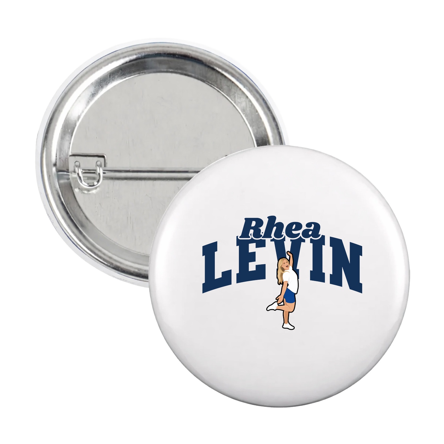 Game Day Button — Signature Arch in White