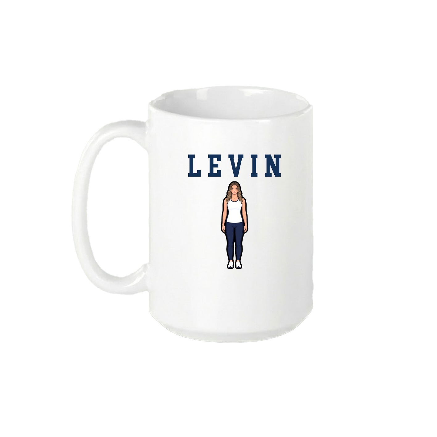 15oz Coffee Mug — Shirsey in White