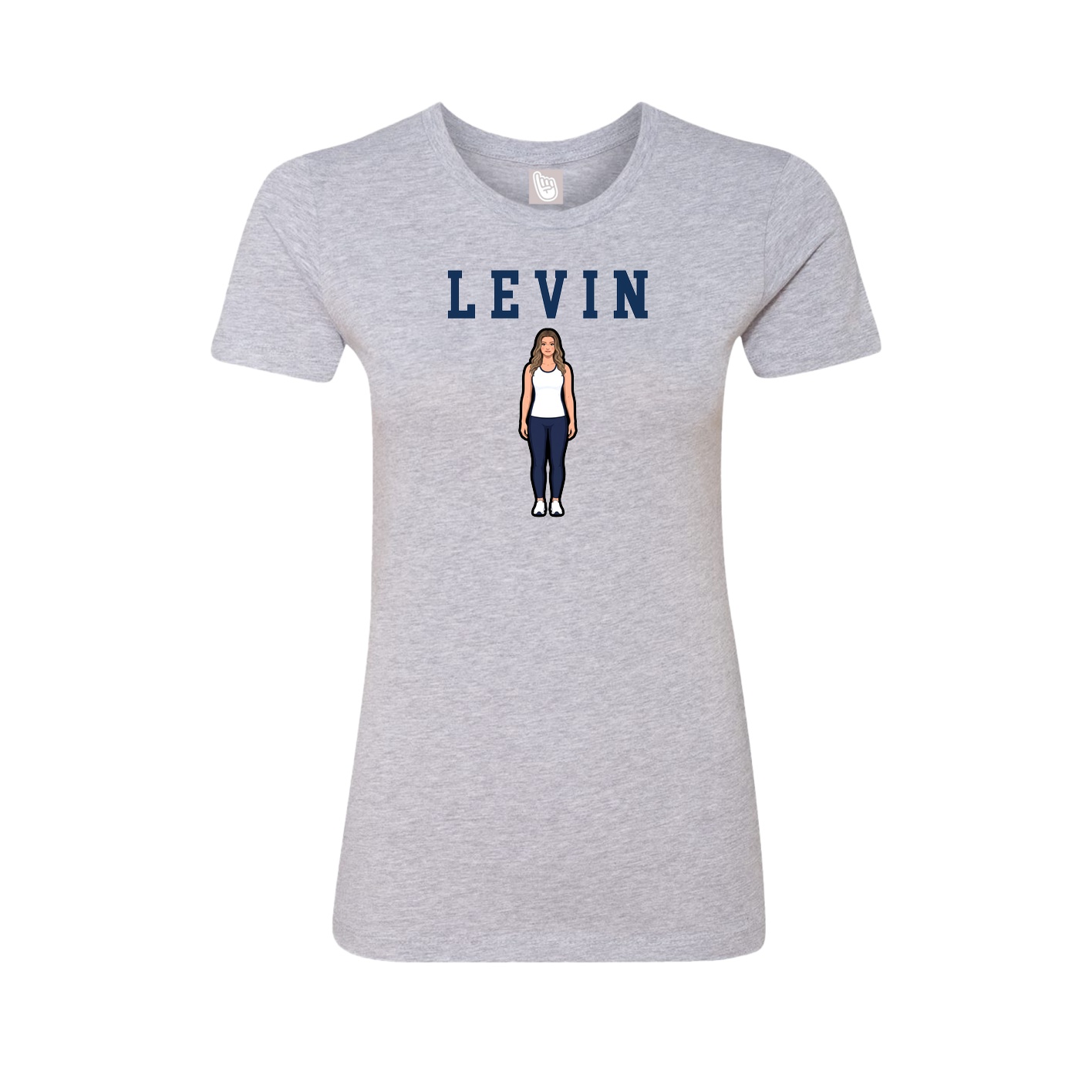Fitted Women's Tee — Shirsey in Grey