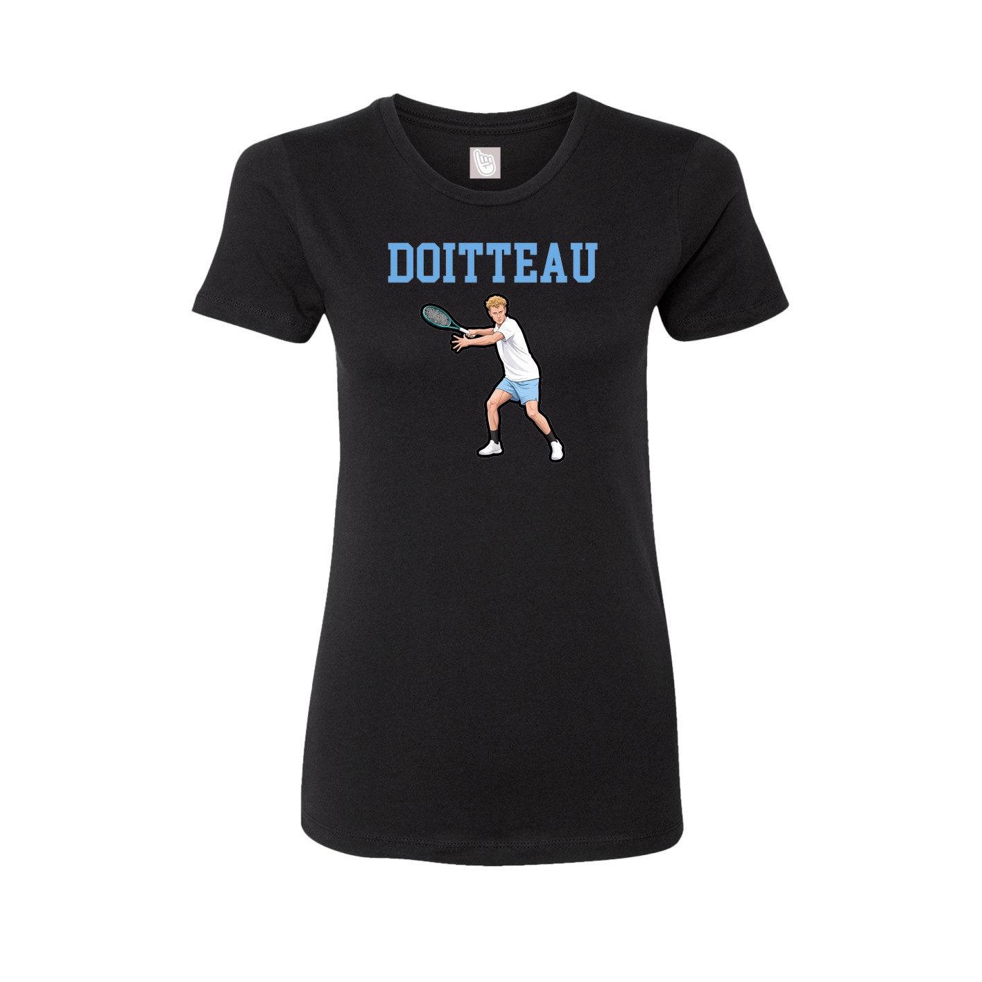 Fitted Women's Tee — Shirsey in Black