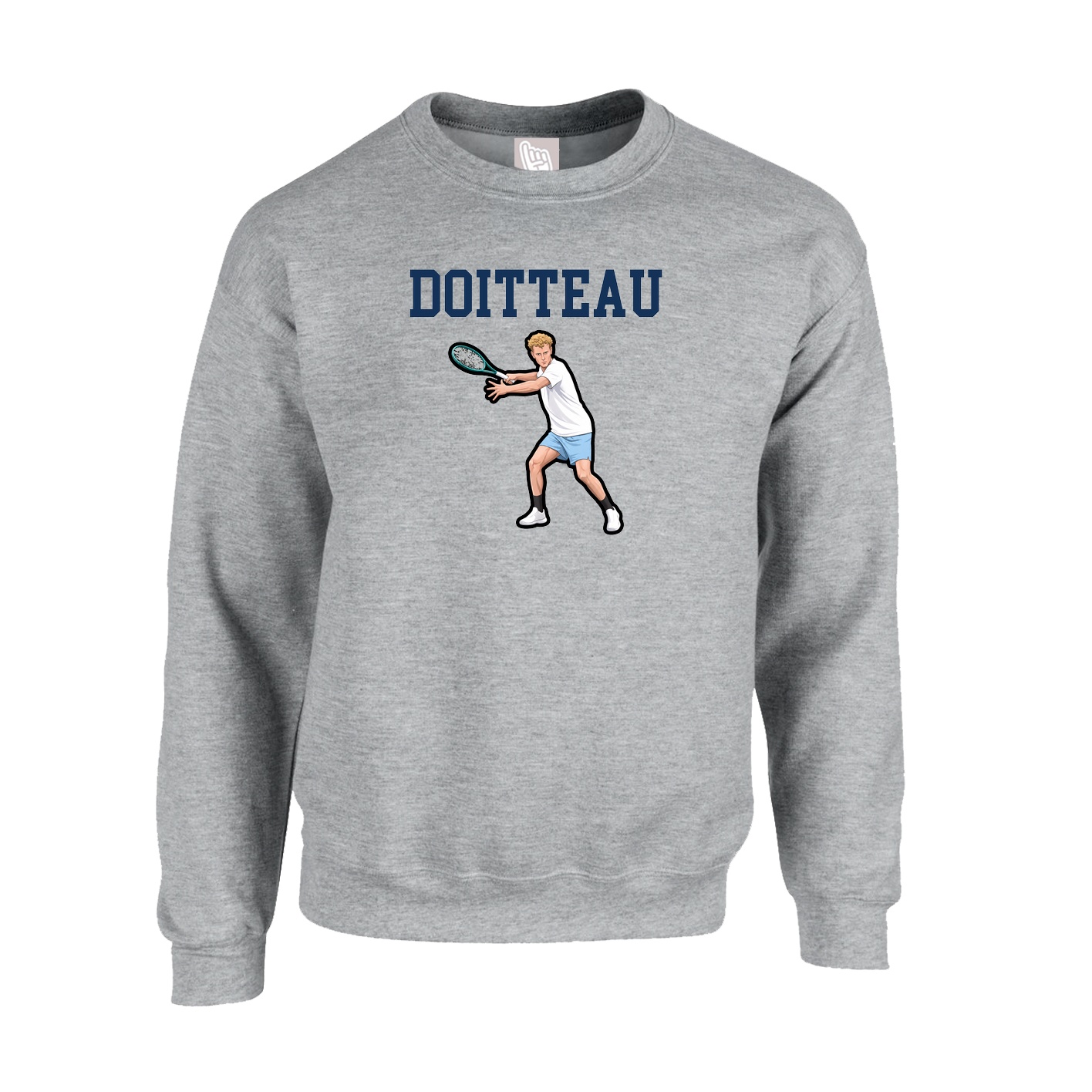 Fleece Crew — Shirsey in Grey
