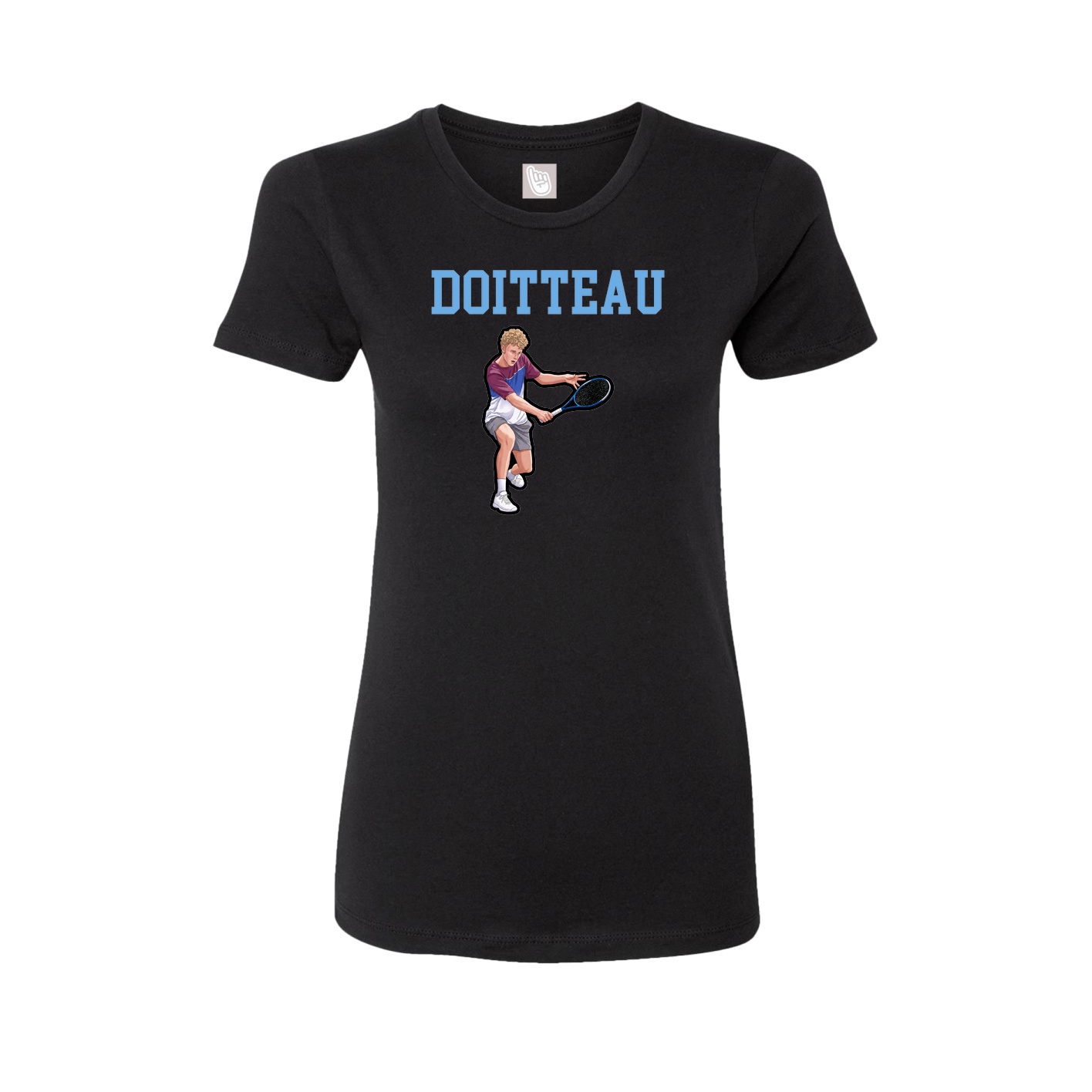 Fitted Women's Tee — Shirsey in Black