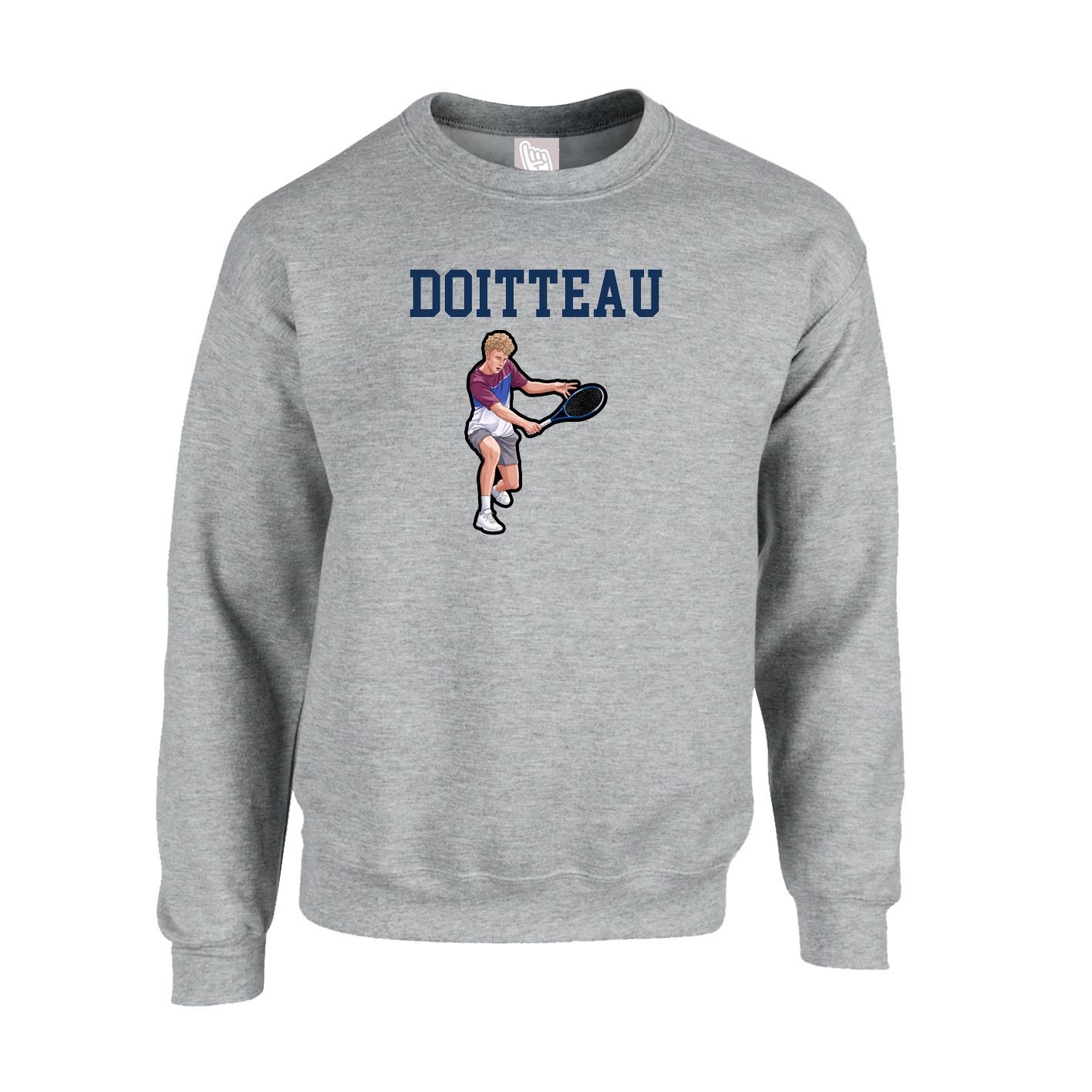 Fleece Crew — Shirsey in Grey