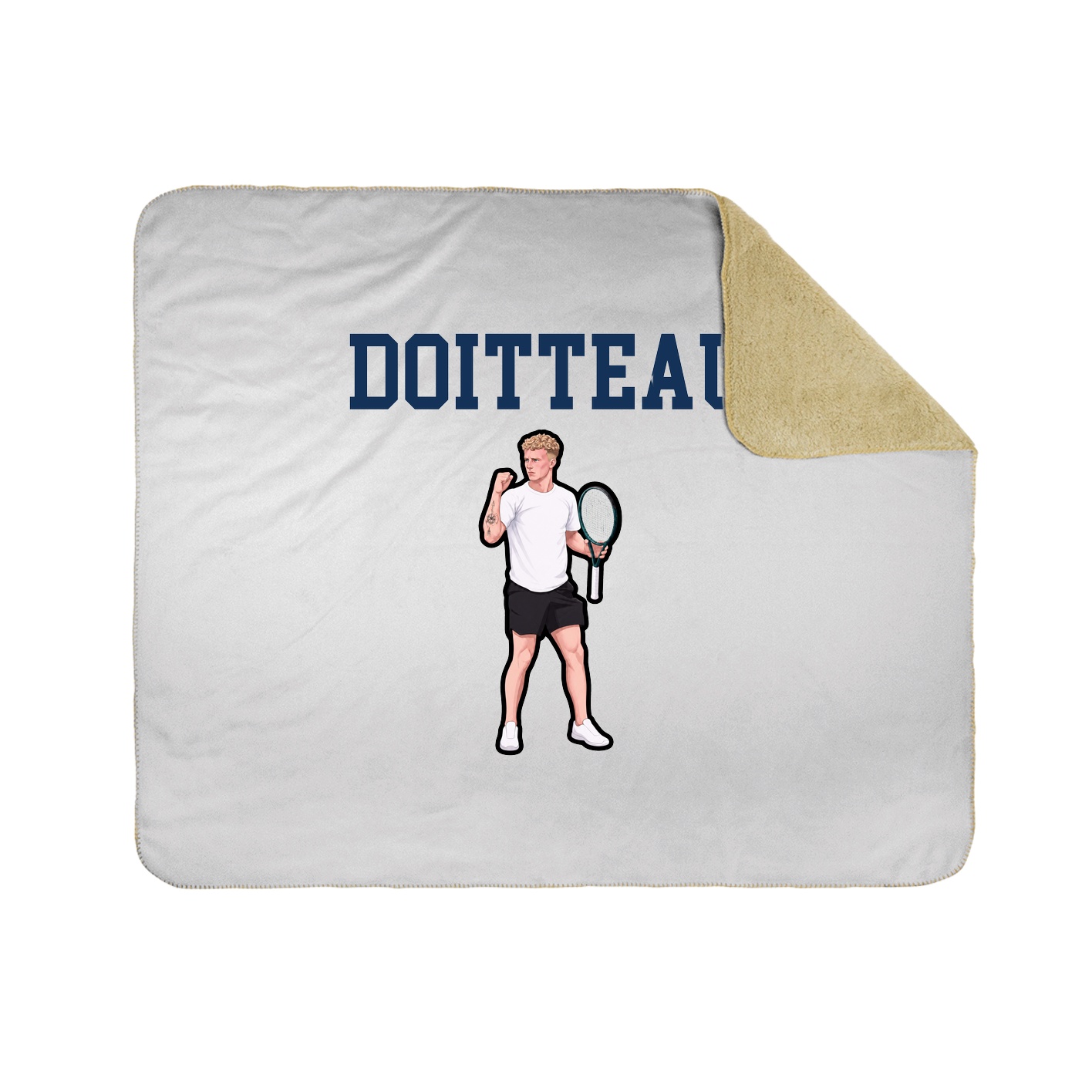 Throw Blanket — Shirsey in White