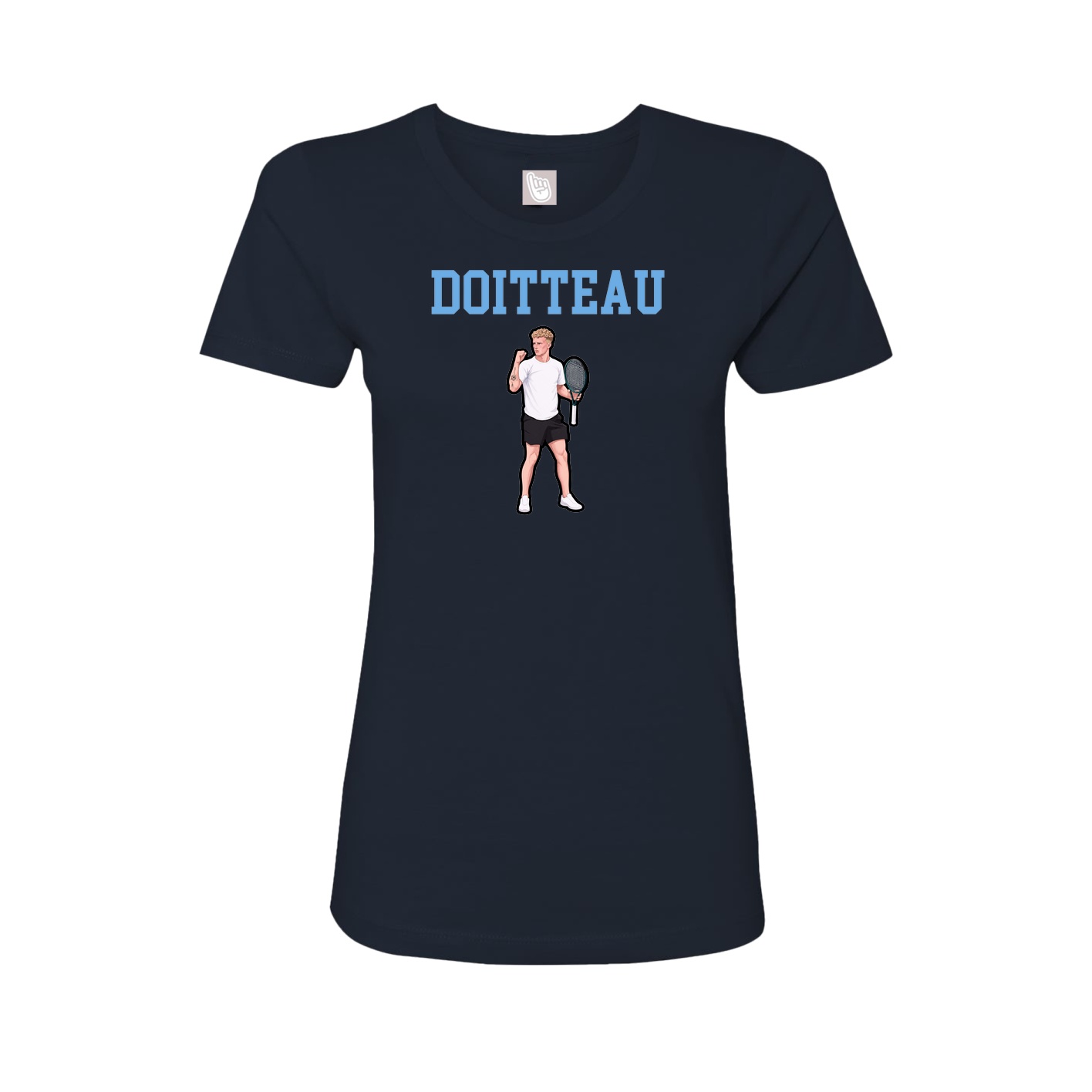 Fitted Women's Tee — Shirsey in Navy