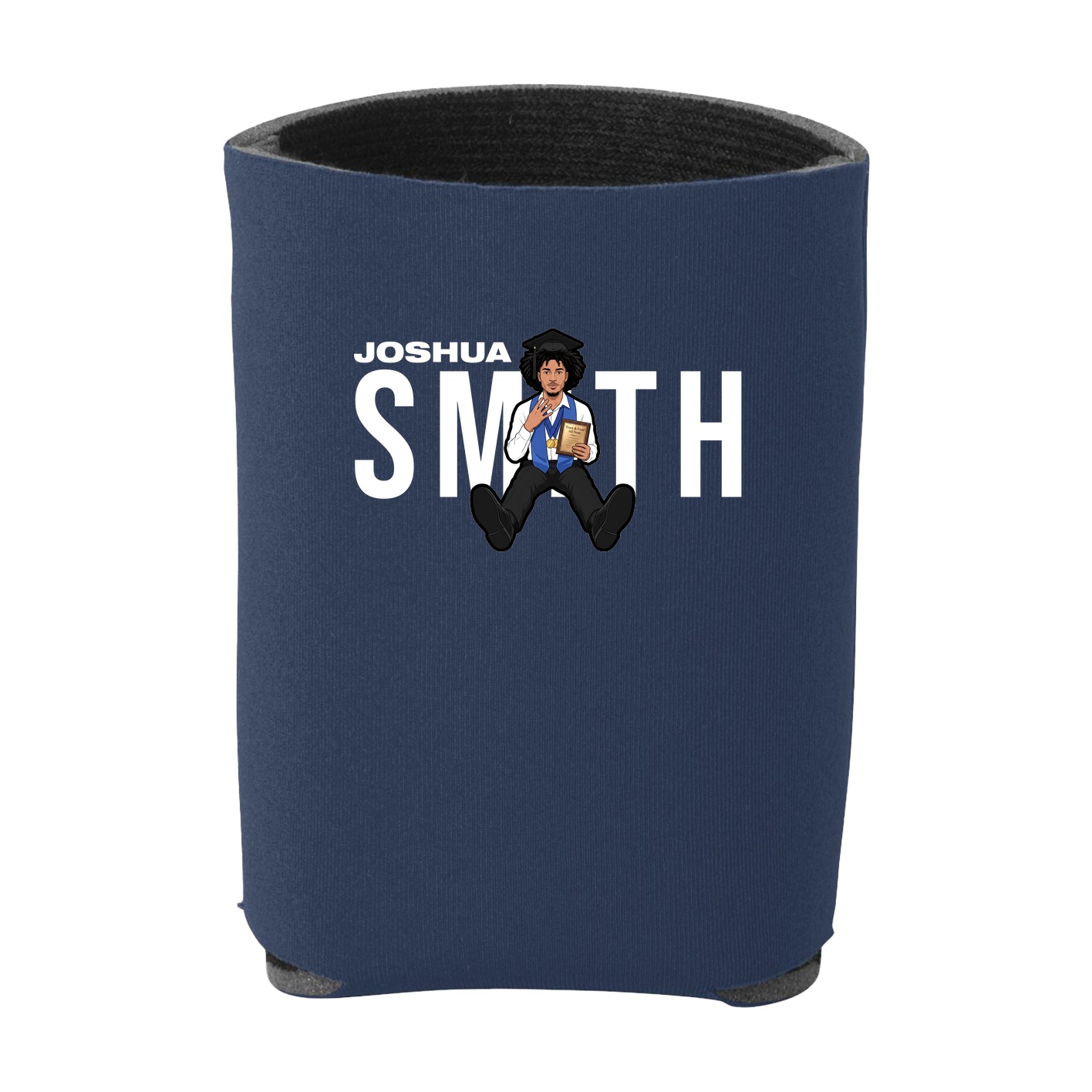 Can Holder — Player Name in Navy