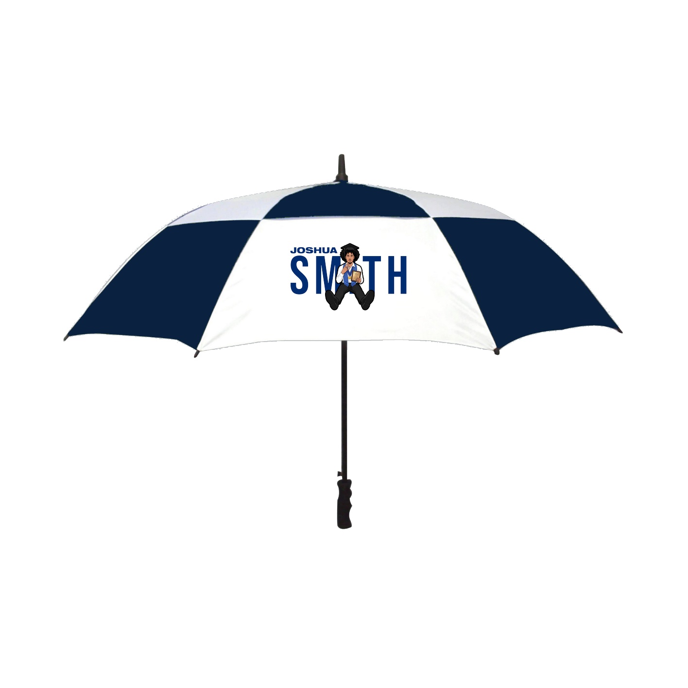 Golf Umbrella — Player Name in Navy