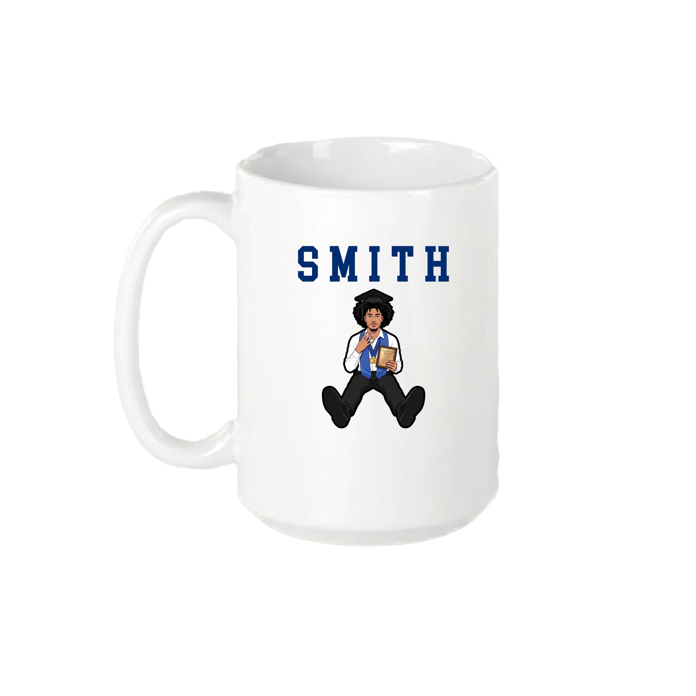 15oz Coffee Mug — Shirsey in White