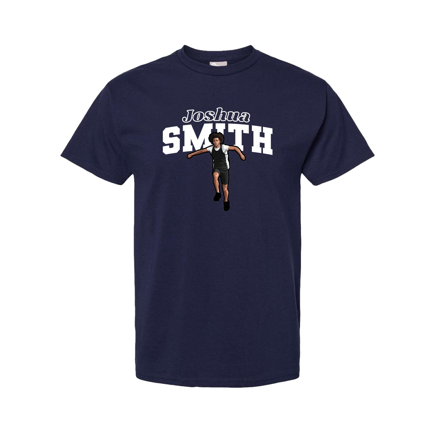 Tee — Name Arch in Navy