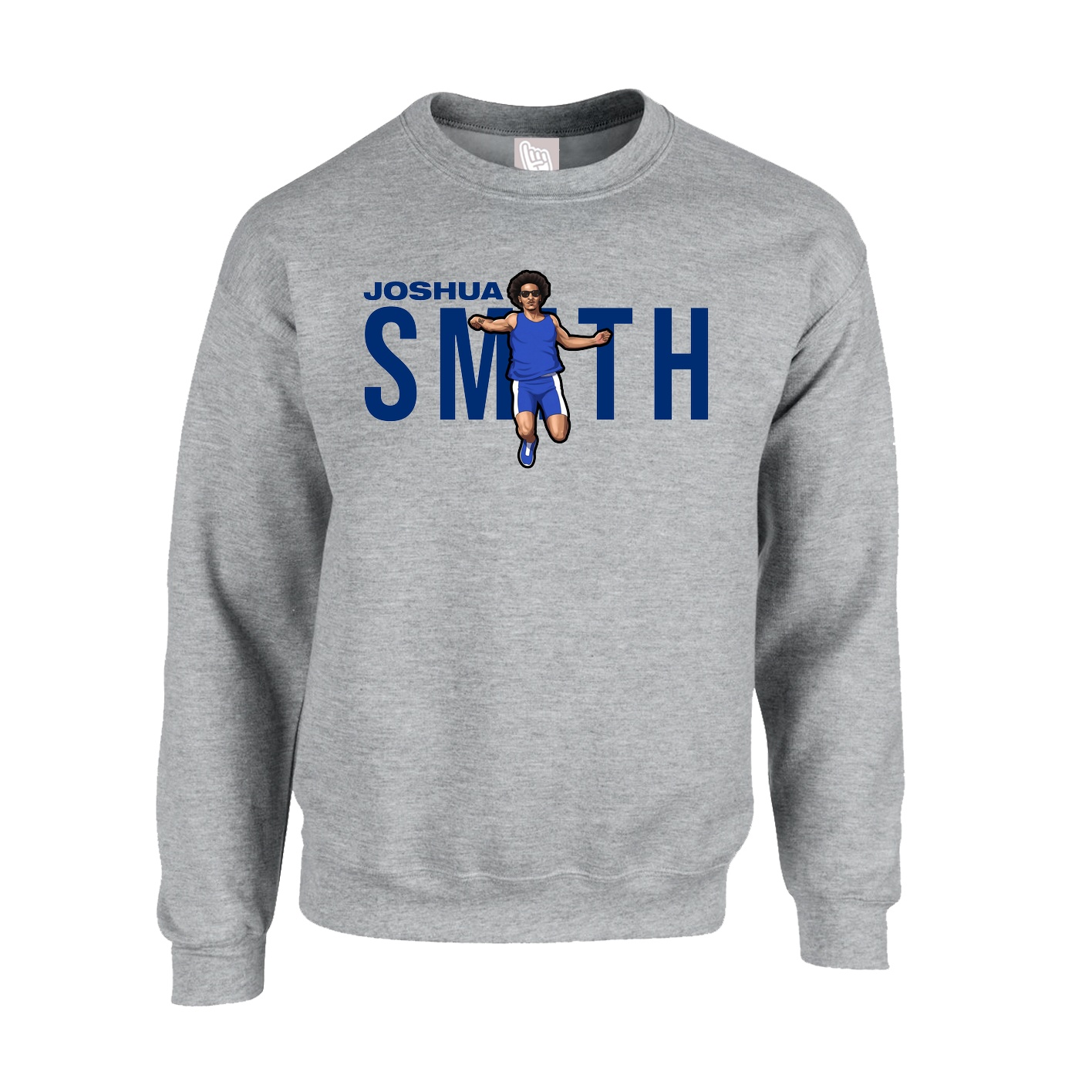 Fleece Crew — Player Name in Grey