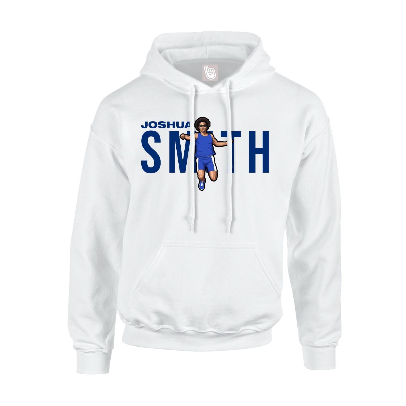 Youth Hoodie — Player Name in White