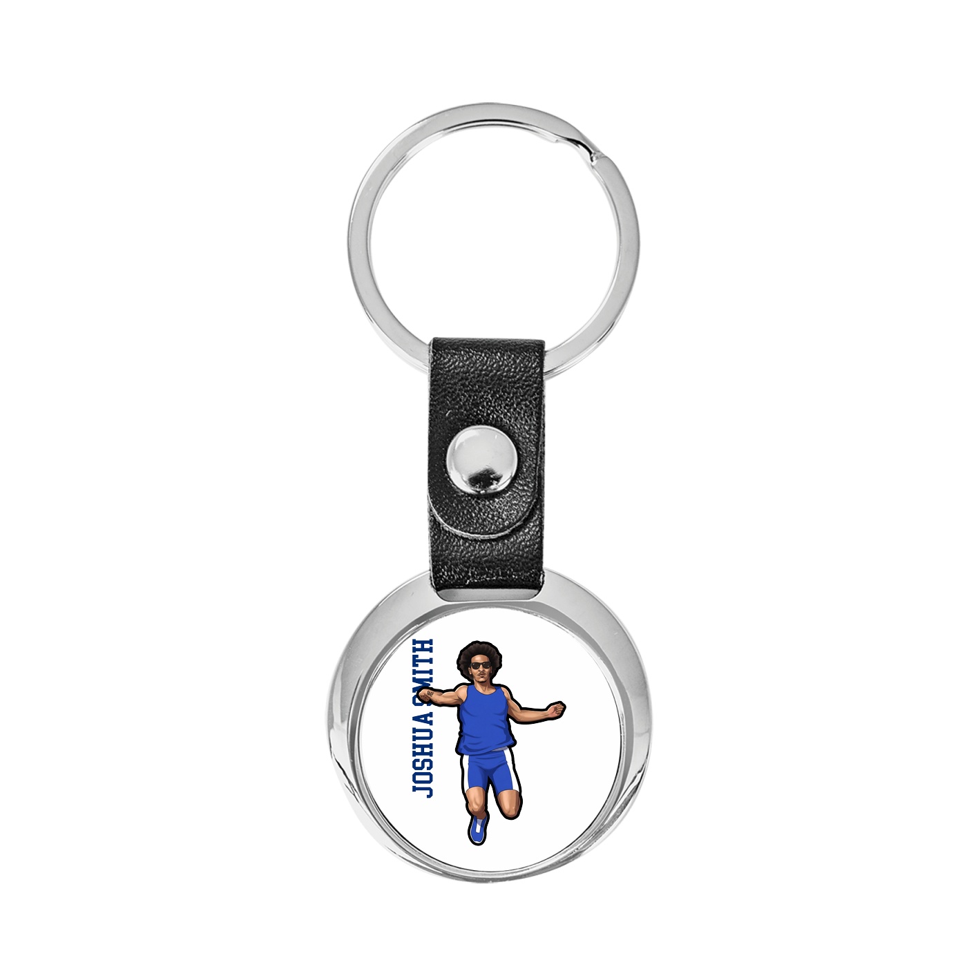 Key Chain — Name Vertical in Classic