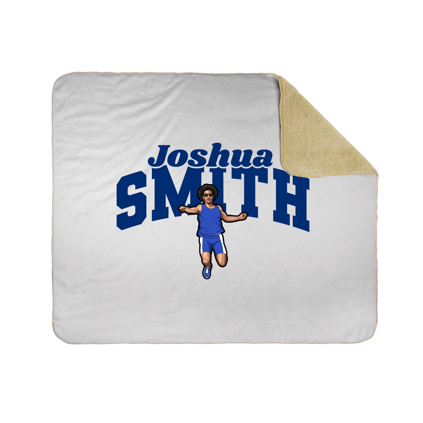 Throw Blanket — Signature Arch in White