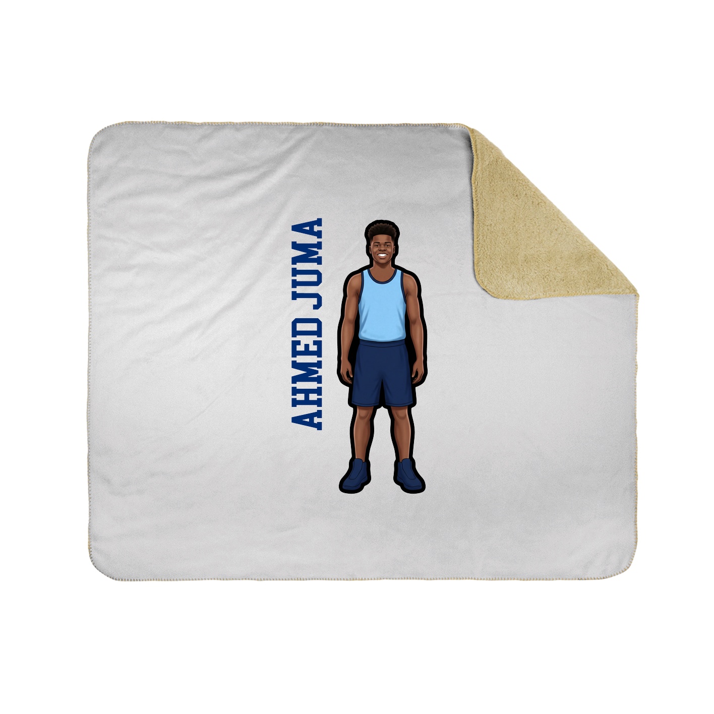 50x60 Sherpa Lined Throw Blanket