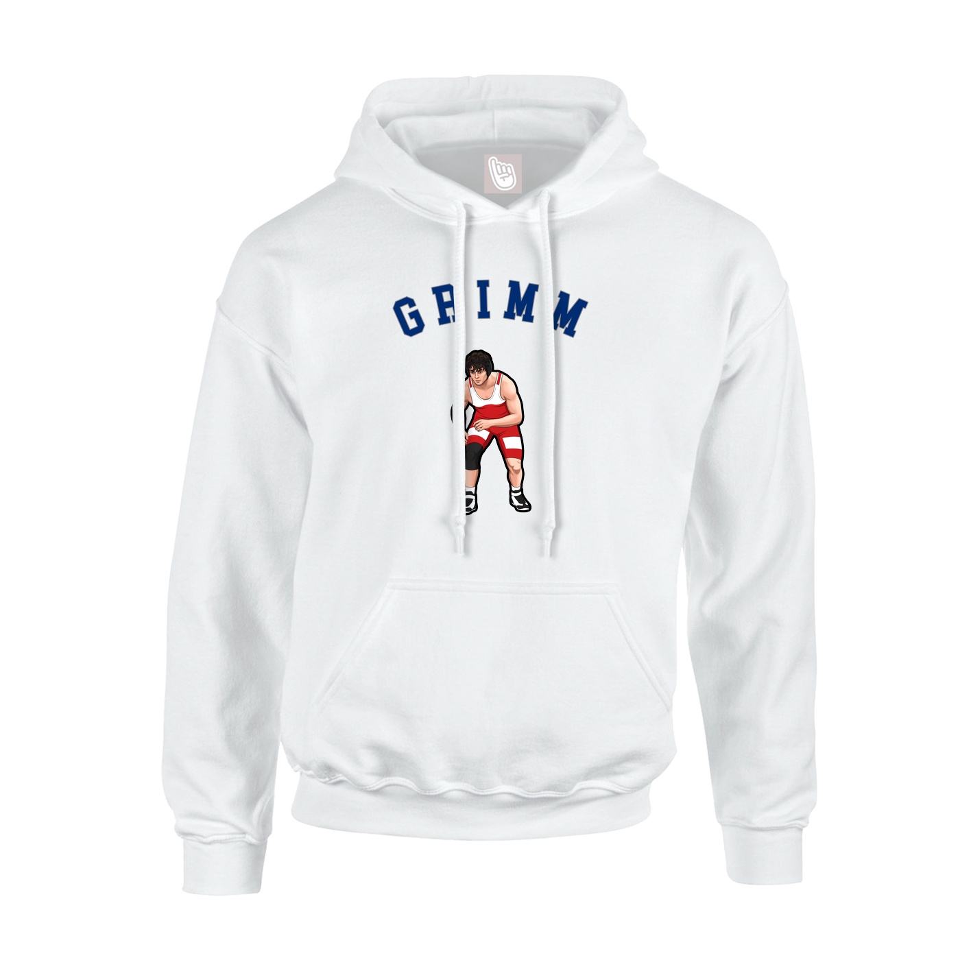 Youth Hoodie — Shirsey Arch in White