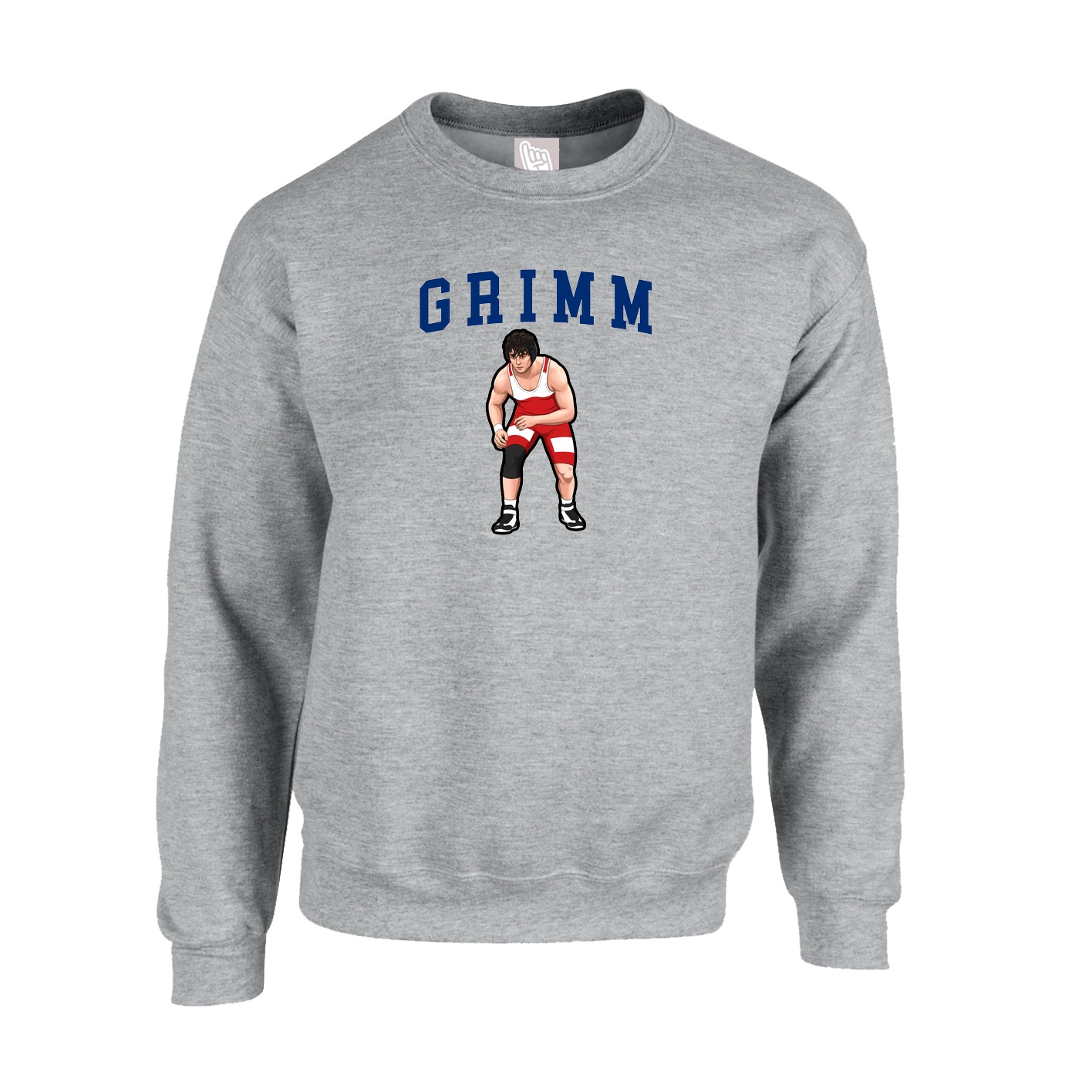Fleece Crew — Shirsey in Grey