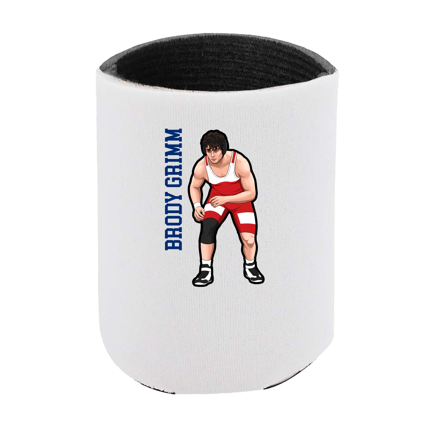 Can Holder — Name Vertical in White