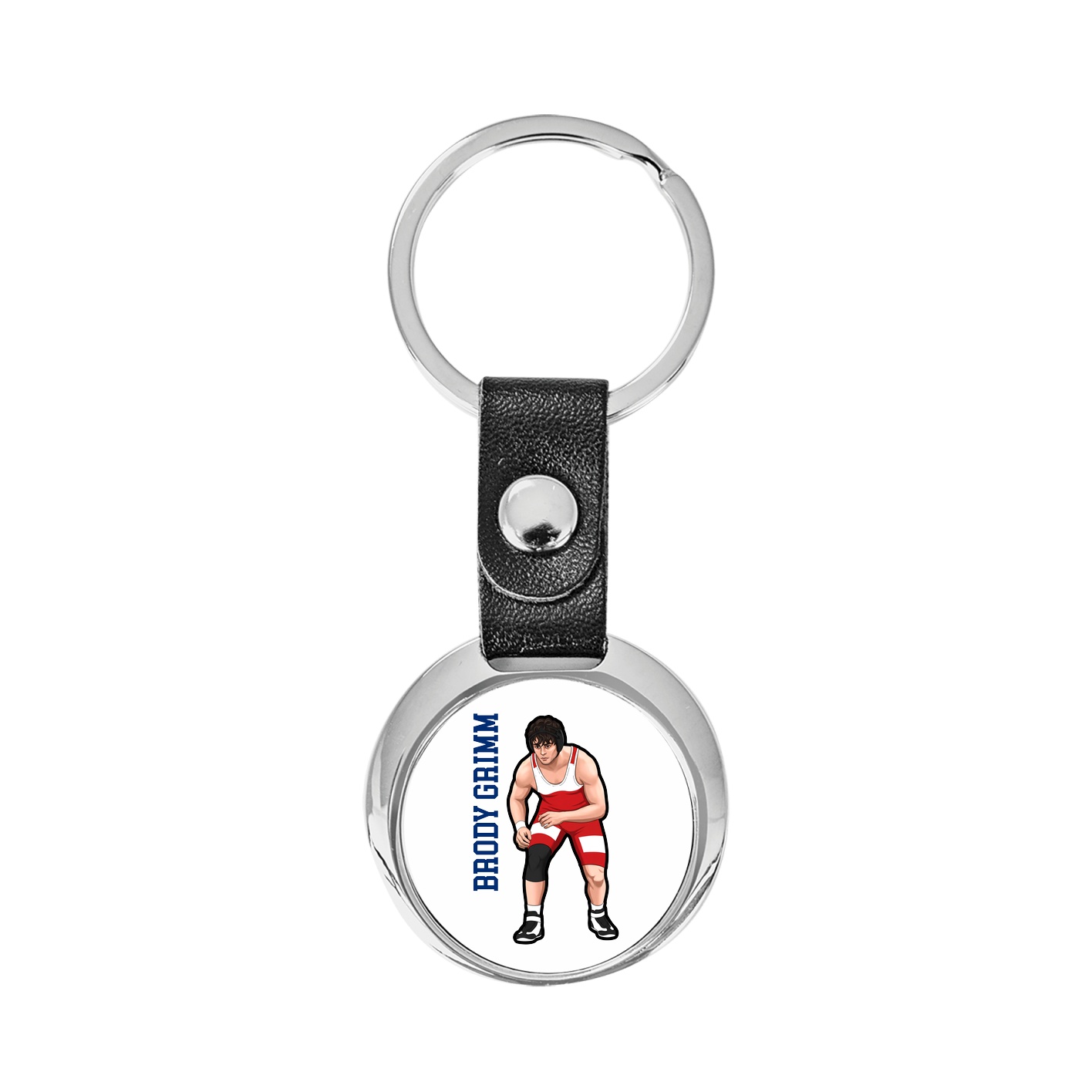 Key Chain — Name Vertical in Classic