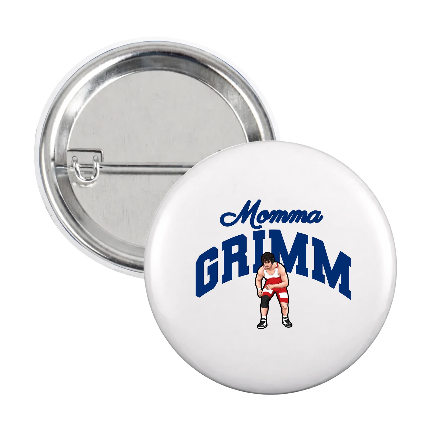 Game Day Button — Mothers Day Arch in White