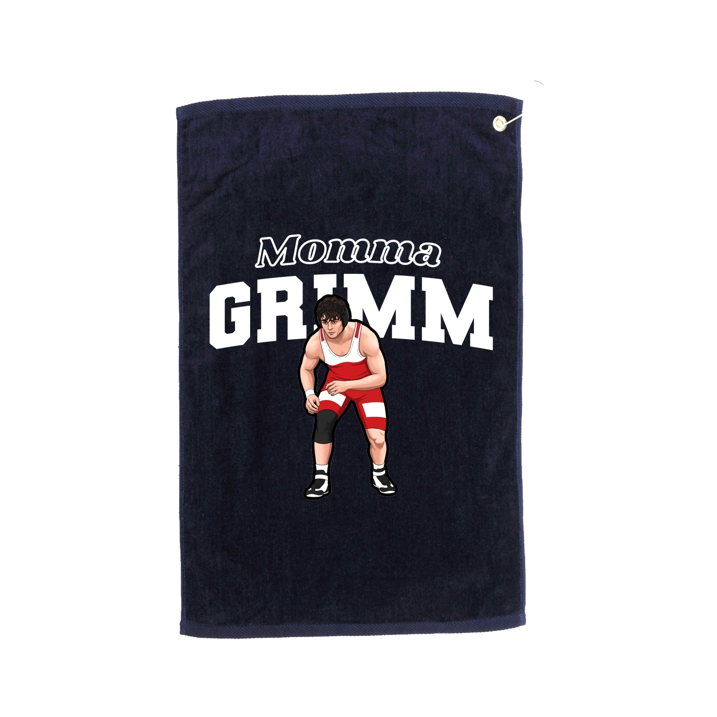 Golf Towel — Mothers Day Block in Navy