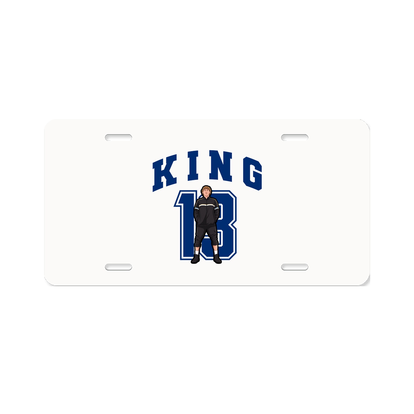 License Plate — Number in Classic