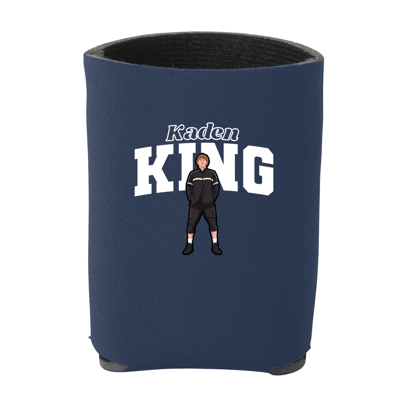 Can Holder — Name Arch in Navy