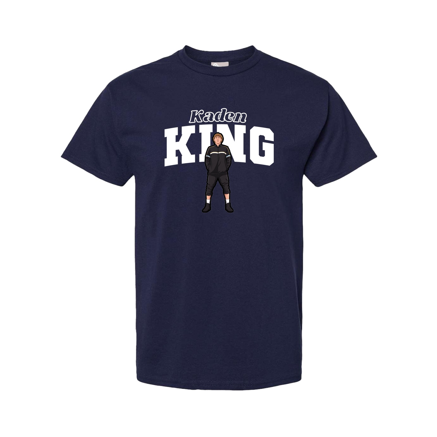 Tee — Name Arch in Navy