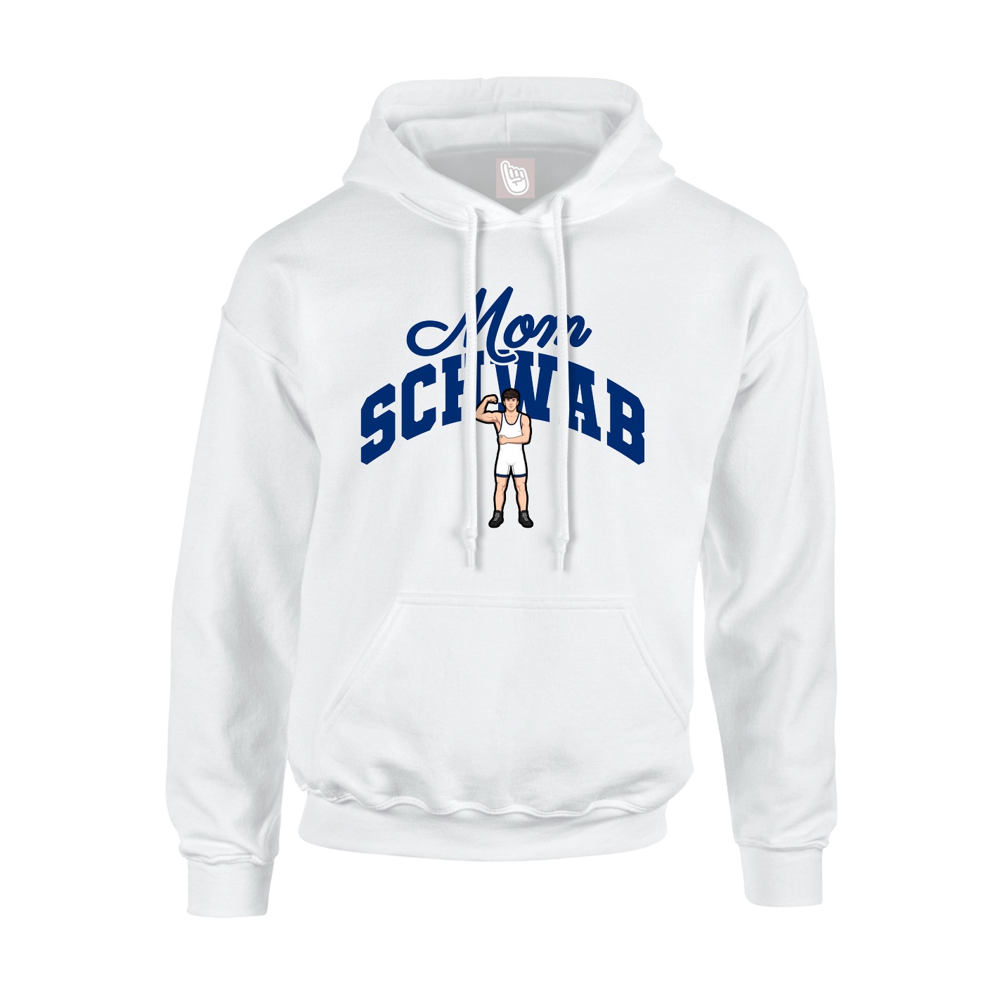 Hoodie — Mothers Day Arch in White