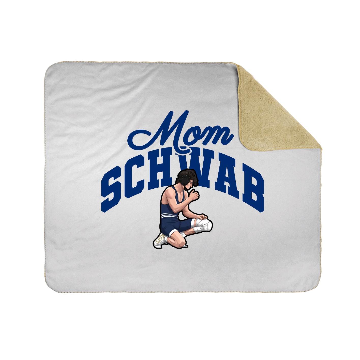 Throw Blanket — Mothers Day Arch in White