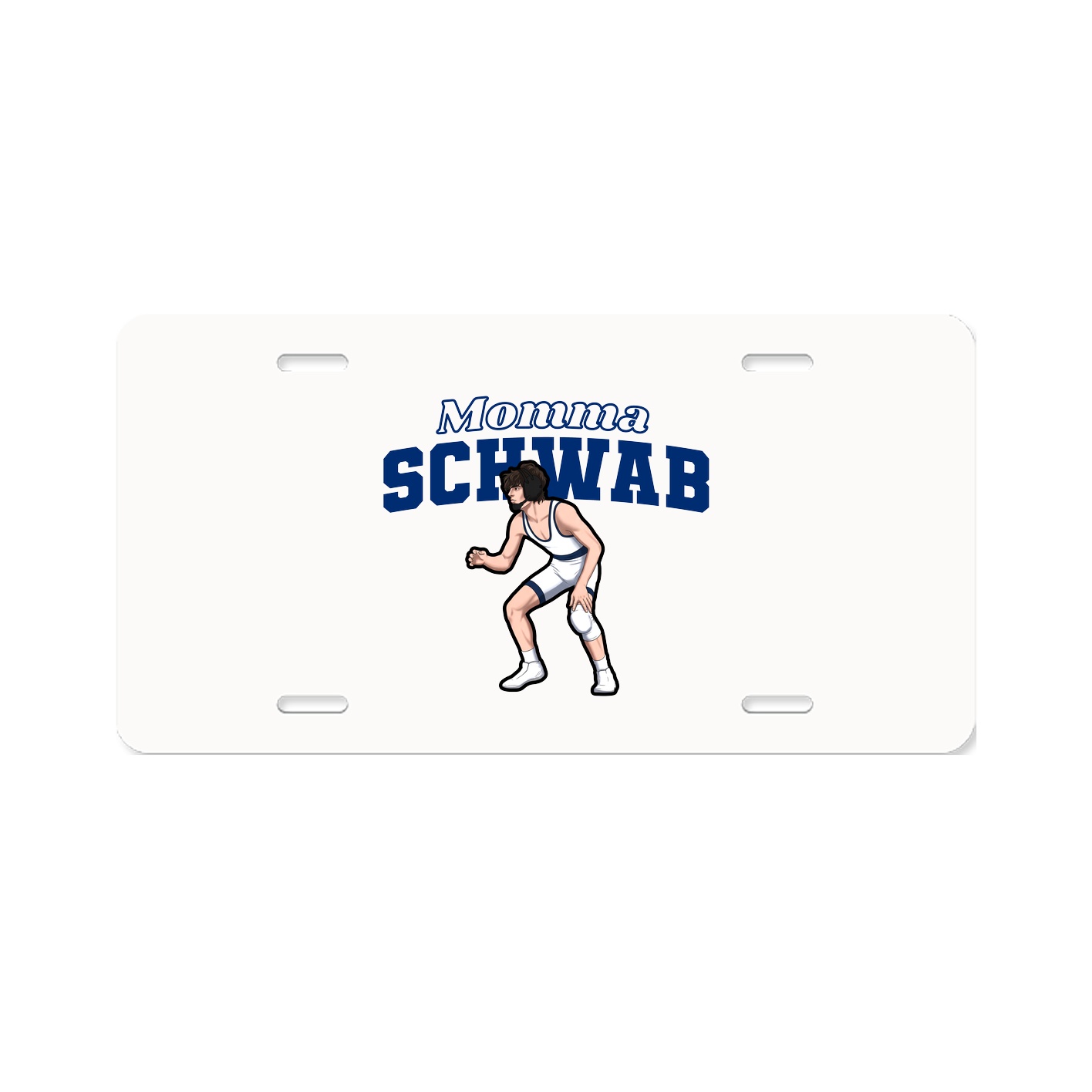 License Plate — Mothers Day Block in Classic