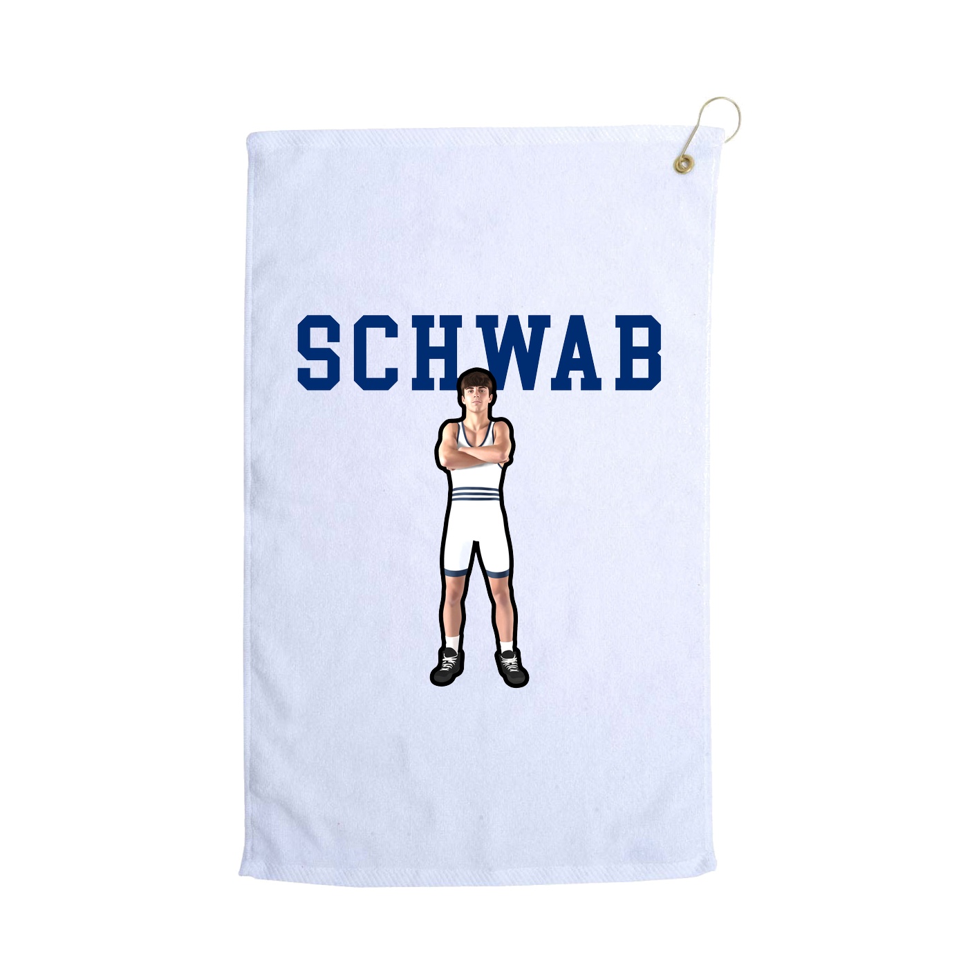 Golf Towel — Shirsey in White