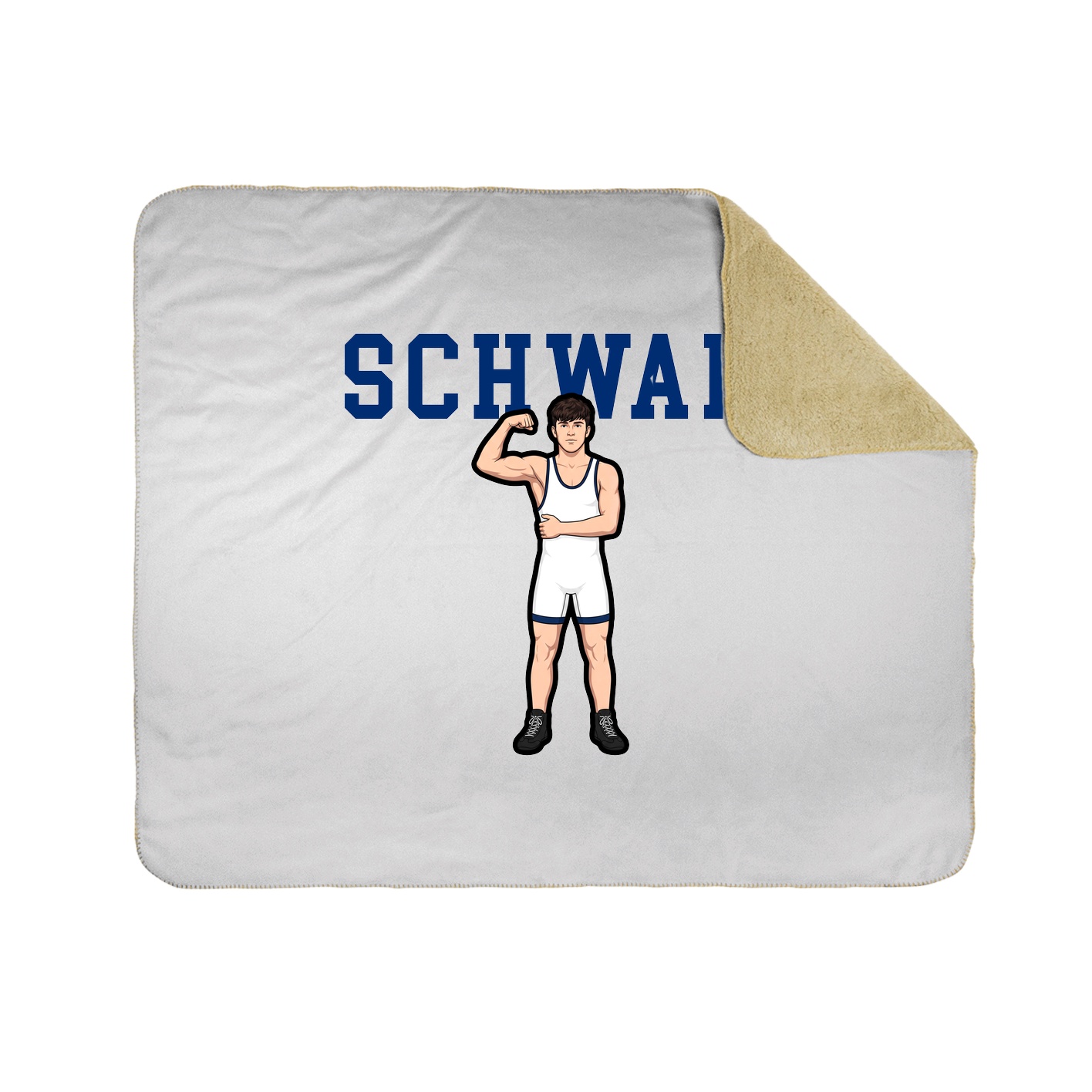 Throw Blanket — Shirsey in White
