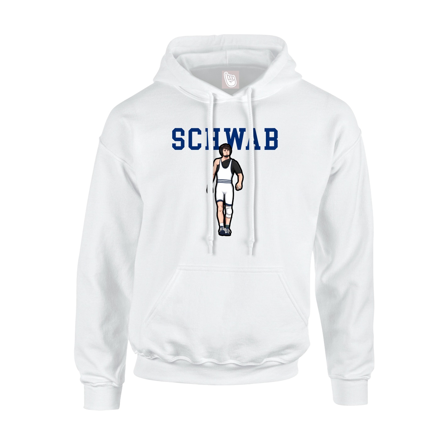 Hoodie — Shirsey in White