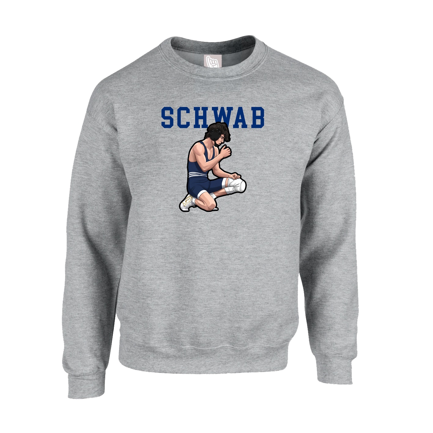 Fleece Crew — Shirsey in Grey
