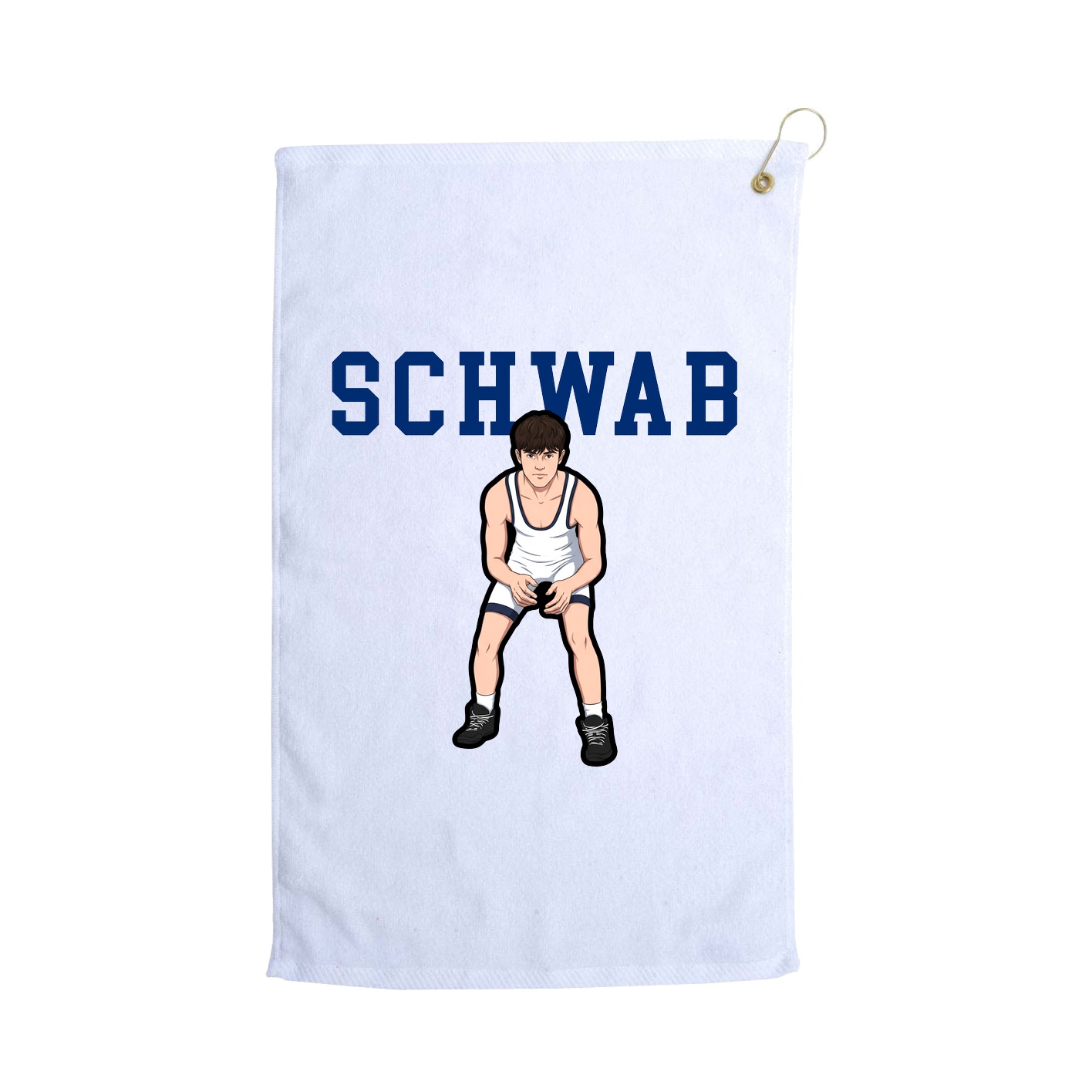 Golf Towel — Shirsey in White