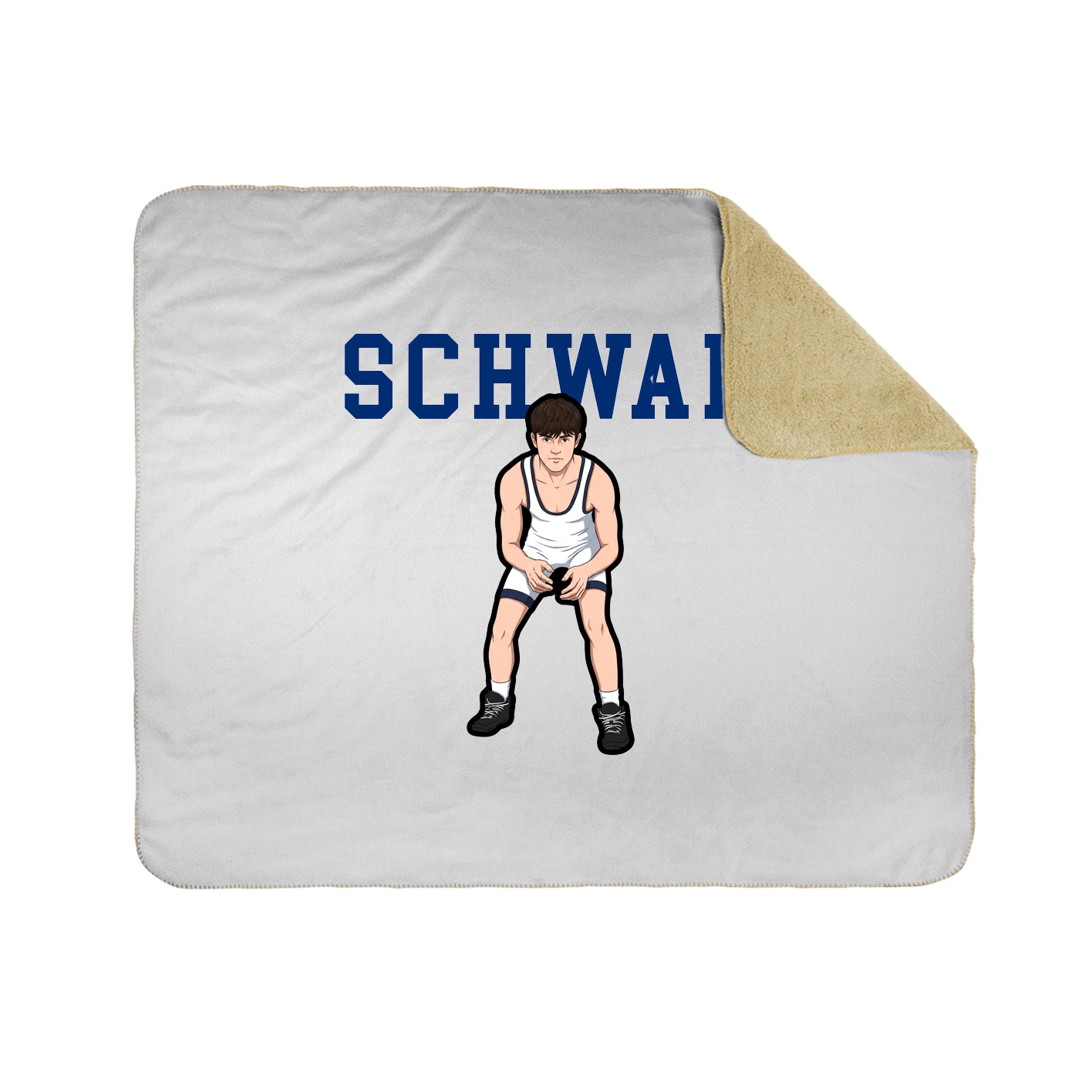 Throw Blanket — Shirsey in White