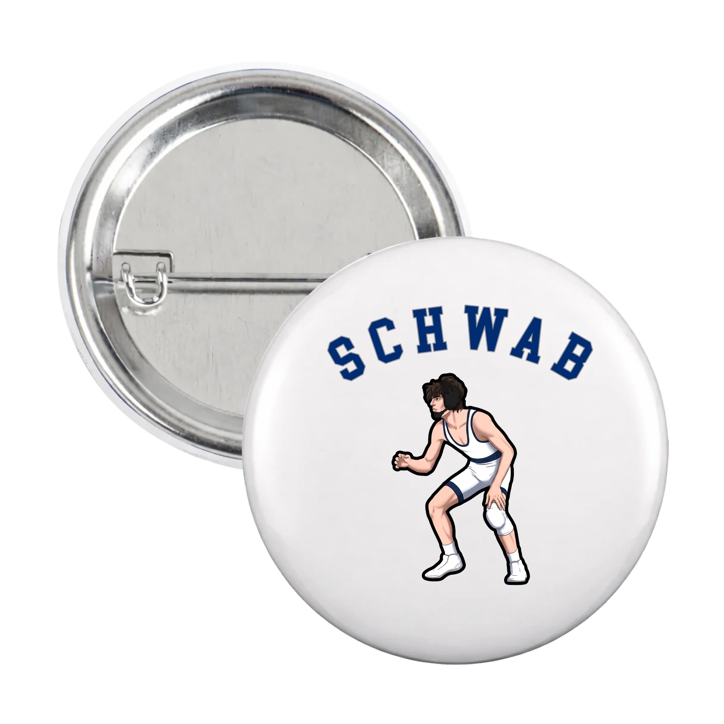 Game Day Button — Shirsey Arch in White