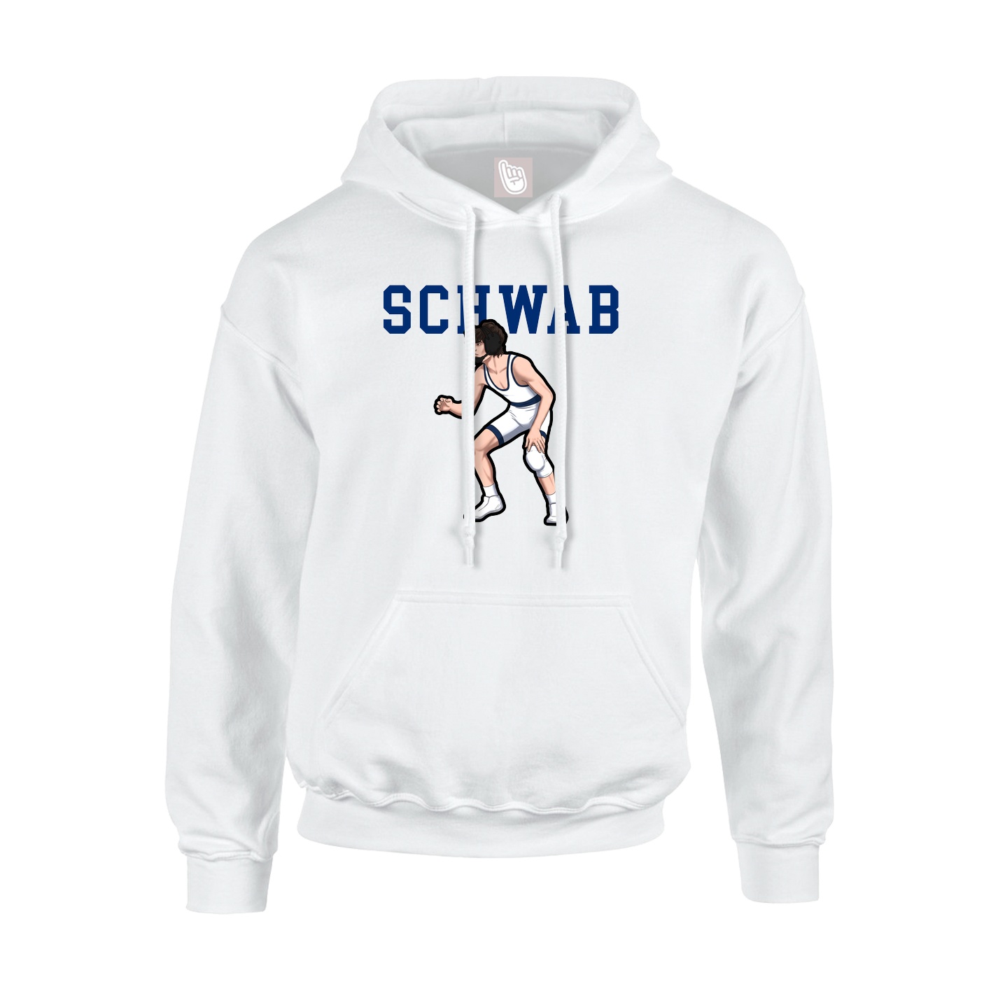 Hoodie — Shirsey in White